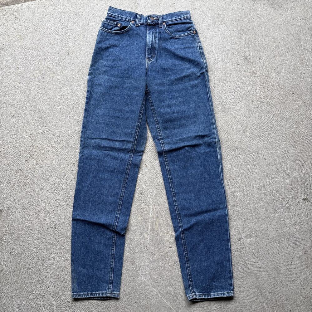 Deadstock LEE Women’s Mom Jeans Light Wash Denim Sz 9 L Vintage Relaxed Fit 300